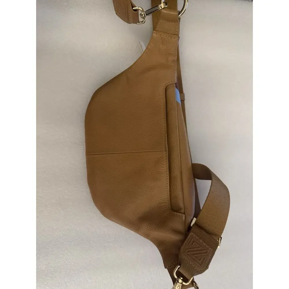 Crossbody Soul Sister Sidekick Sling Capital Z Fanny Pack Tan Leather